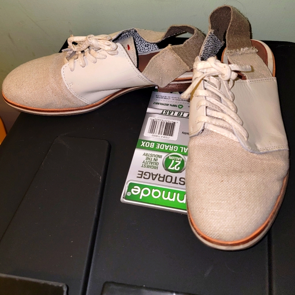 Ellen DeGeneres slide vintage style shoe